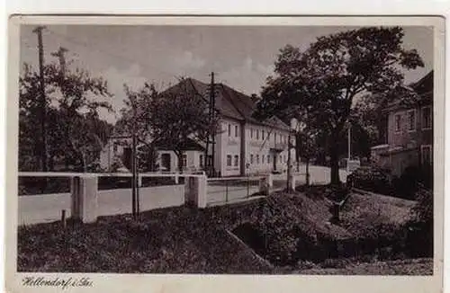 51038 Ak Hellendorf in Sachsen Ortsansicht 1951