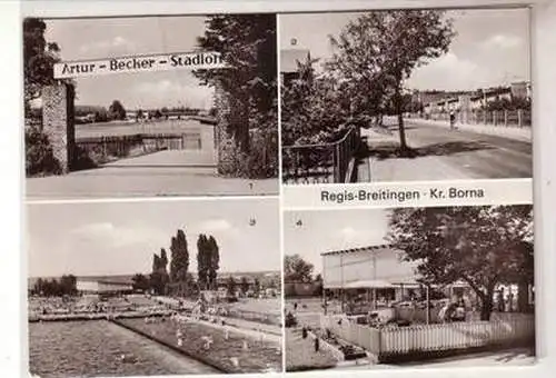 19344 Mehrbild Ak Regis-Breitingen Kreis Borna 1979