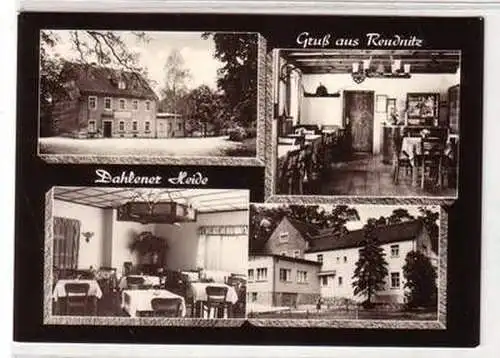 52967 Mehrbild Ak Gruß aus Reudnitz Gasthaus Dahlener Heide 1968