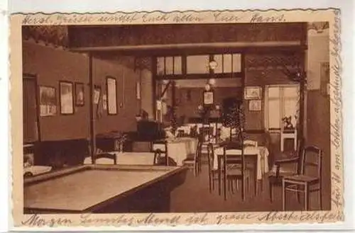 52774 Ak Bad Schandau Restaurant zur Börse Gastraum 1930