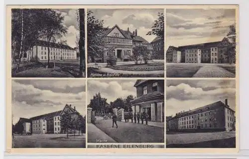 90741 Mehrbild Feldpost Ak Eilenburg Kaserne, Kasino, Wache usw. 1939