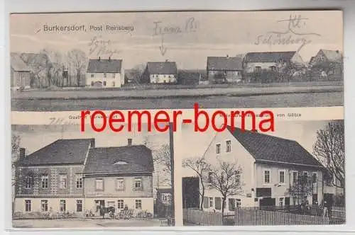 73404 Mehrbild Ak Burkersdorf bei Reinsberg Gasthof, Materialwarenhandlung 1910