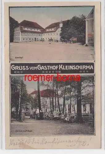 72163 Mehrbild Ak Gruss vom Gasthof Kleinschirma Gasthof 1911