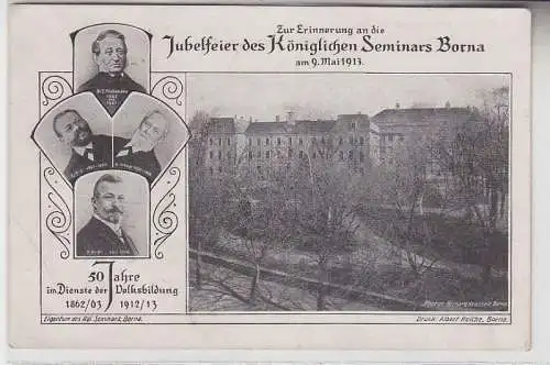 69982 Ak Jubelfeier des königlichen Seminars Borna 1913