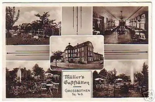 05219 Ak Grossbothen Müllers Gaststätten 1935