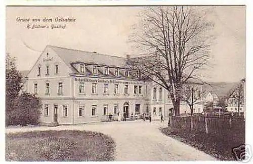 05487 Ak Gruß aus dem Oelsatale Gasthof 1910