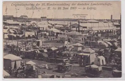 51510 Ak 23. Wanderausstellung dt. Landwirtschaftsgesellschaft in Leipzig 1909