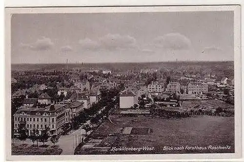 61214 Ak Markkleeberg West Blick nach Forsthaus Raschwitz um 1930