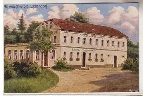 61453 Ak Höhenluftkurort Lückendorf Gasthof zum Kretscham um 1910