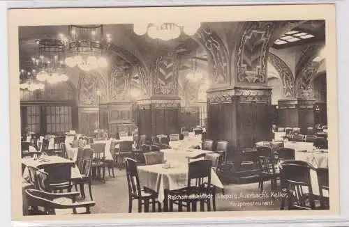 87073 AK Reichsmessestadt Leipzig, Auerbachs Keller, Hauptrestaurant 1943