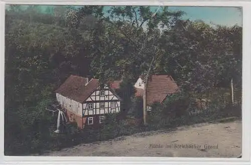 68452 Ak Mühle im Steinbacher Grund um 1910