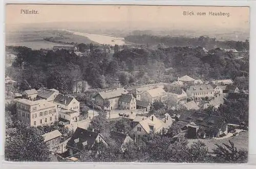 68566 Ak Pillnitz Blick vom Hausberg um 1910