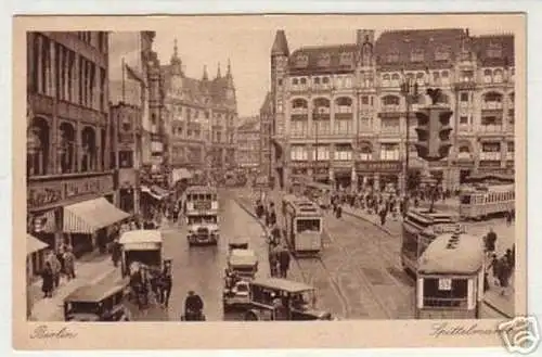 11584 Anlaß Ak Berlin Spittelmarkt mit Verkehr 1931