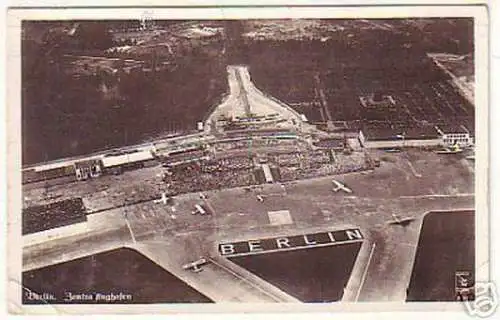 14982 Ak Berlin Zentralflughafen Flieger-Foto 1937