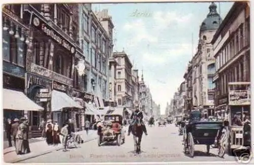 18142 Ak Berlin Friedrich- Ecke Leipzigerstraße 1909