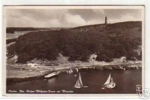 05517 Ak Berlin der Kaiser Wilhelm Turm am Wannsee