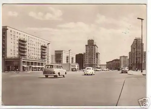 12873 Ak Berlin Karl Marx Allee Verkehr 1964