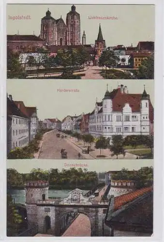 83945 AK Ingolstadt - Liebfrauenkirche, Harderstraße & Donaubrücke