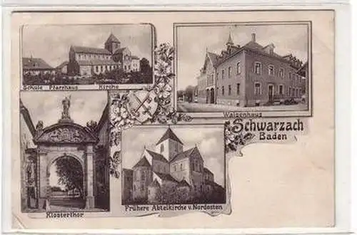 49045 Mehrbild Ak Schwarzach Baden 1916