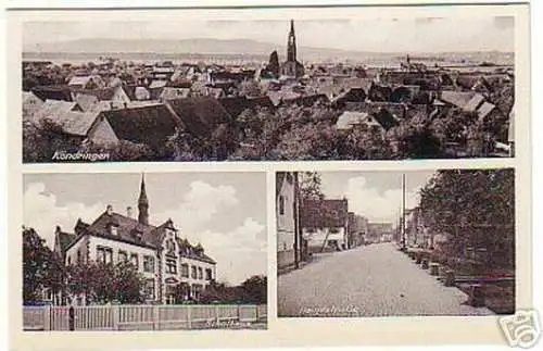 12235 Mehrbild Ak Köndringen Schulhaus usw. um 1940