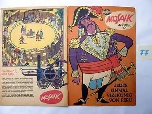 Mosaik von Hannes Hegen Digedag Nummer 74 von 1963 ff