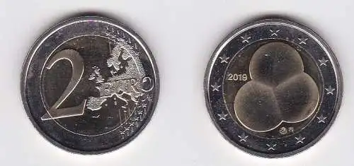 2 Euro Bi-Metall Münze Finnland 100 Jahre Verfassung 2019 (152162)