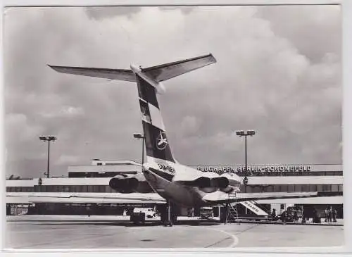 91393 AK Interflug Flughafen Berlin-Schönefeld II 62 vor d. Passagierabfertigung