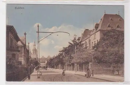 906896 Ak Eisleben Straßenansicht um 1910