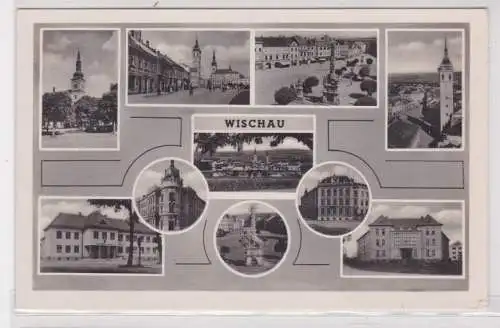 02332 Mehrbild Feldpost Ak Wischau Vyškov in Tschechien um 1940