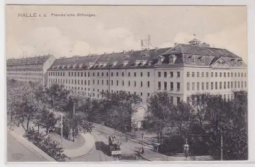 17955 AK Halle a. S. - Francke'sche Stiftungen, Straßenansicht 1908