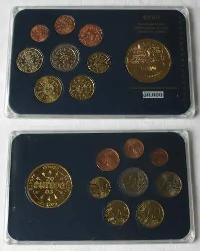 Prestige Coinset KMS Kursmünzensatz Euro Portugal in Hartplastebox (130079)