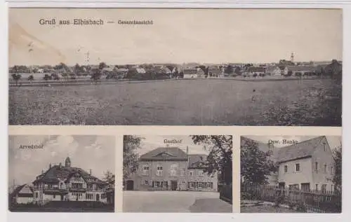 99138 Mehrbild Ak Gruß aus Elbisbach Gasthof, Arvedshof usw. 1924