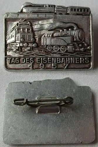 DDR Abzeichen Tag des deutschen Eisenbahners 1957 Bartel III Nr. 540 (121065)