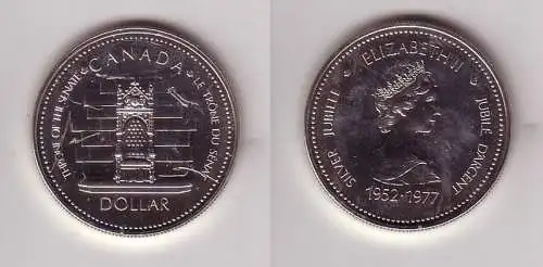 1 Dollar Silber Münze Kanada Thron des kanadischen Senats im Oberhaus (101303)