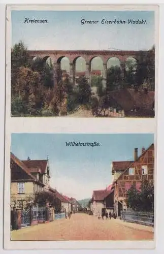 902447 Mehrbild Ak Kreiensen Greener Eisenbahn Viadukt, Wilhelmstraße 1919