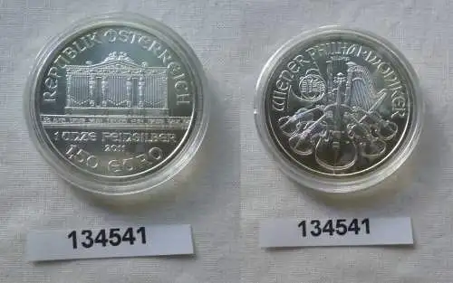 1,5 Euro Silbermünze Österreich 2011 Philharmoniker 1 Unze Feinsilber (134541)