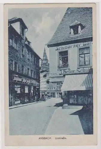 99311 AK Ansbach - Uzstraße, Gasthaus Schwarzer Bär, Tengelmann Kaffee-Geschäft