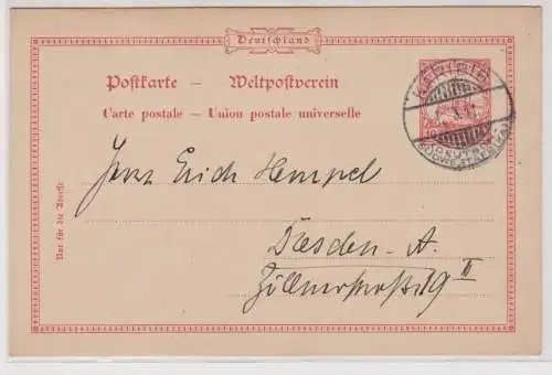 902048 Ganzsache P14 Deutsch Süd-Westafrika Namibia Stempel Karibib 1911