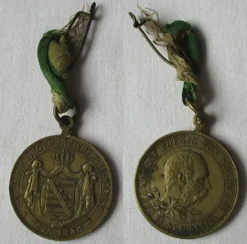 Medaille Albert König von Sachsen zu 25jähr.Regierungsjubiläum 1898 (133355)