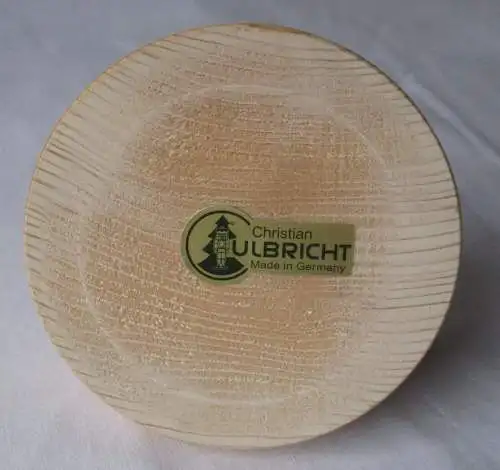 Christian Ulbricht Räuchermann mit Vogel 20cm Erzgebirge original (116816)