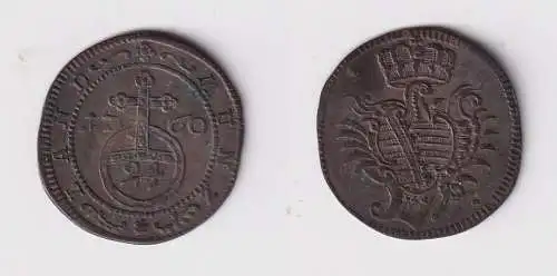 1/24 Taler Silbermünze Sachsen Hildburghausen  Ernst Friedrich Karl 1760(137751)