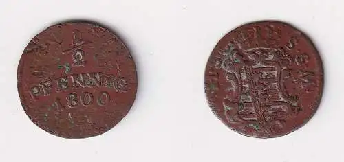 1 1/2 Pfennig Kupfer Münze Sachsen Altenburg 1758 ss (104967)