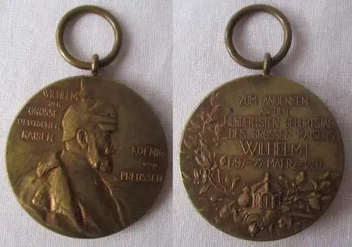 alte Preussen Centenar Medaille 1897 (143447)