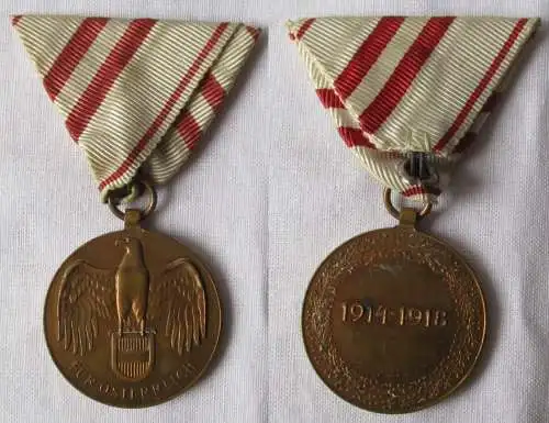 Kriegserinnerungsmedaille "Für Österreich" 1914-1918 am Band (146060)