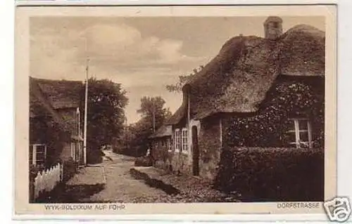 32143 Ak Wyk-Boldixum auf Föhr Dorfstraße 1928