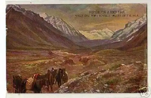 12660 Ak Republica Argentina Valley of the Inca 1907