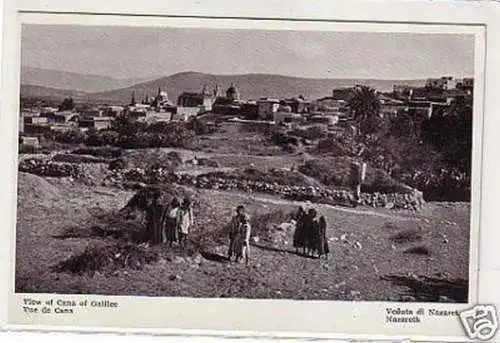 30655 Ak Blick auf Nazareth um 1900