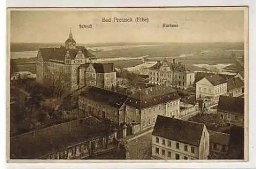 32274 Ak Bad Pretzsch (Elbe) Schloß Kurhaus 1927