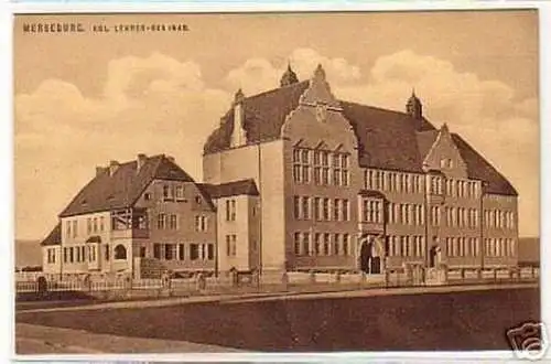 10754 Ak Merseburg Kgl. Lehrer Seminar um 1920