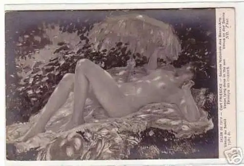 02646 Ak Erotik Frankreich "Venus an der Sonne" um 1915